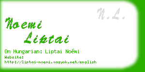 noemi liptai business card